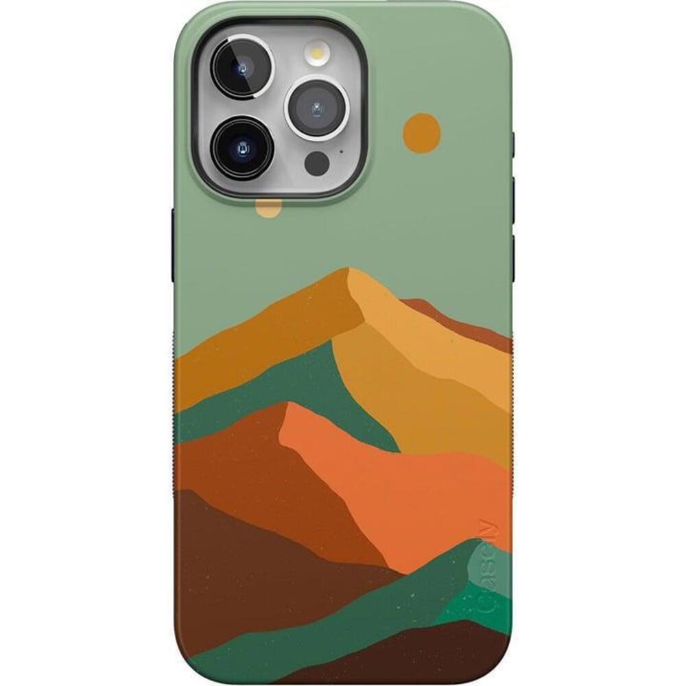 Casely iPhone 15 Pro Max Case | Endless Peaks | Colorblock Mountain Bold